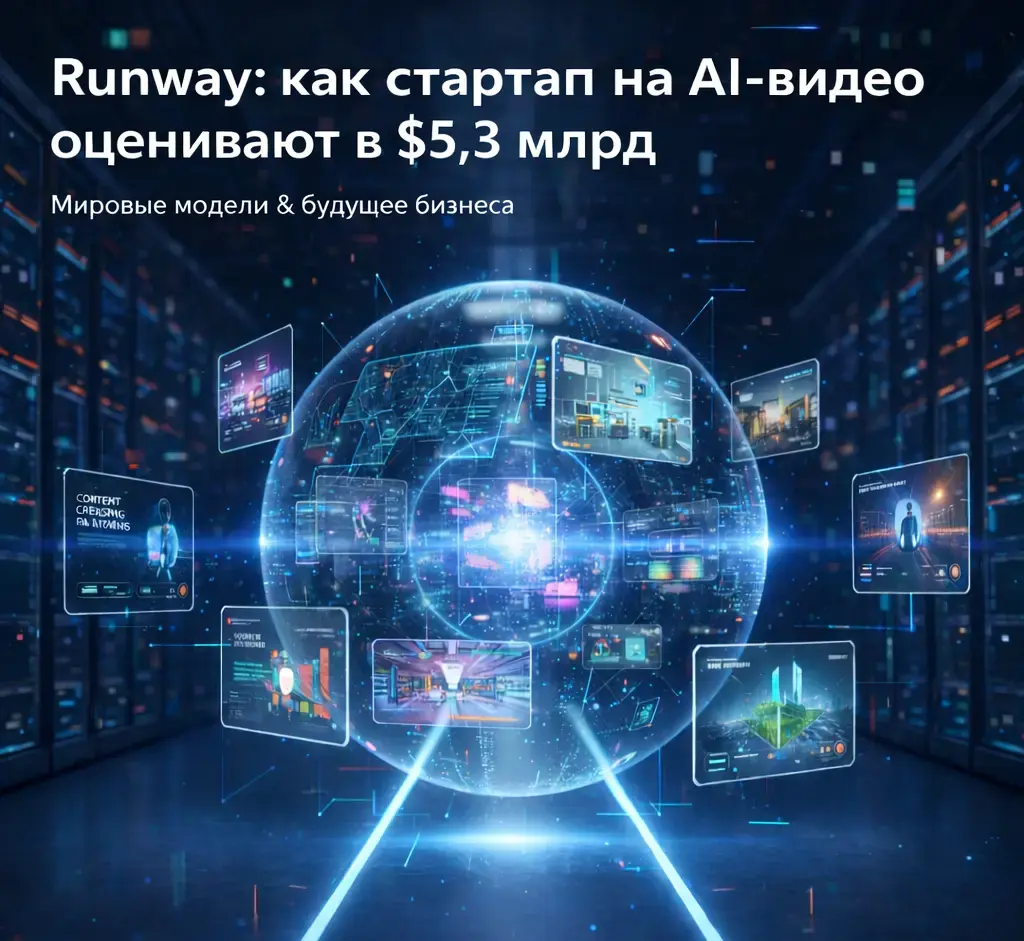 Runway: как стартап на AI-видео оценивают в $5,3 млрд