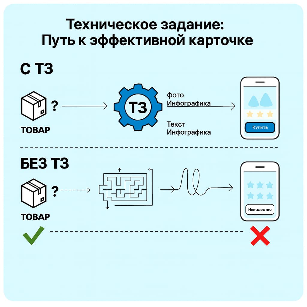 Зачем нужно техническое задание для дизайна карточки товара