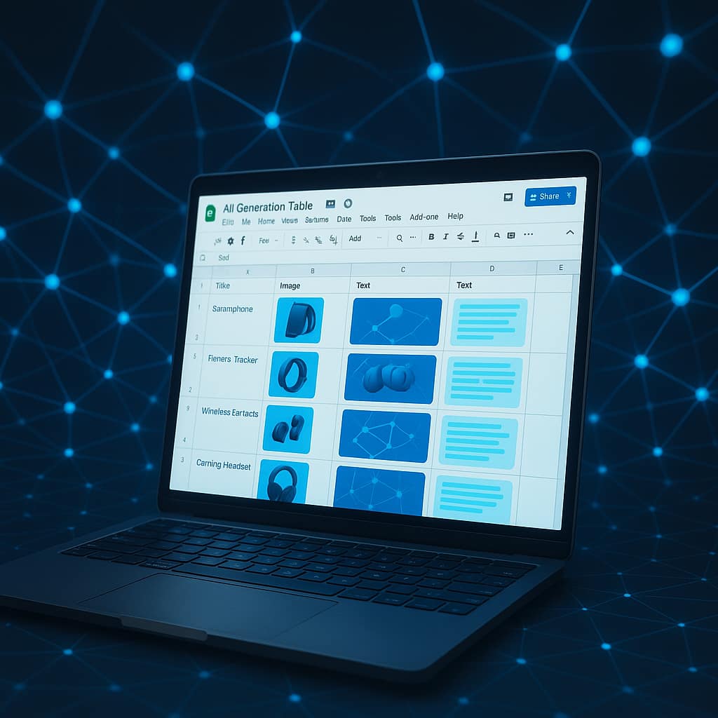 AI-таблицы для генерации контента